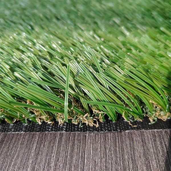40mm 14600 Dtex Landscaping Fake Artificial Green Turf With Perforation Drainage Holes And PU Adhensive