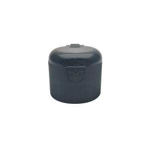 China 24MM Striped Side Plastic Flip Top Cap For Detergent Bottle factory