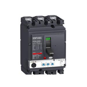 China Moulded Case Adjustable Current MCCB Circuit Breaker 250A factory