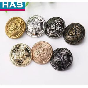 China Nickel Free Custom Metal Buttons 23mm / 25mm Personalised Metal Buttons factory