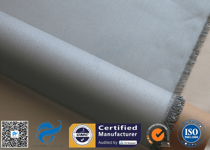 0.45mm PU Coated Fiberglass Fabric Cloth For Welding Spatter Sparks Protection