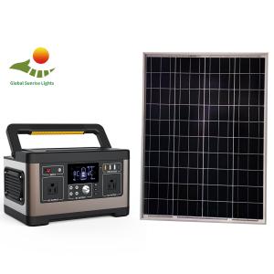 China 500W Portable Solar Power Station Kits With On Board Charging Micro Inverter factory