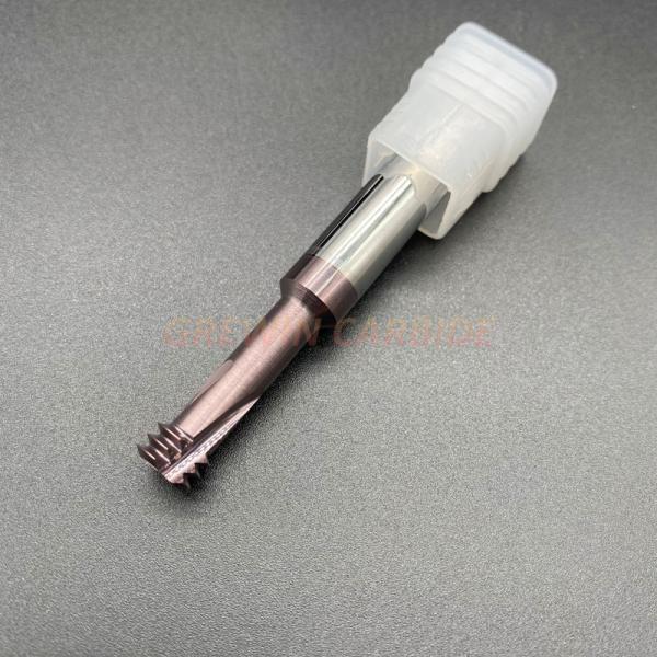 China HRC65 Solid Carbide Thread End Mill for Inconel factory