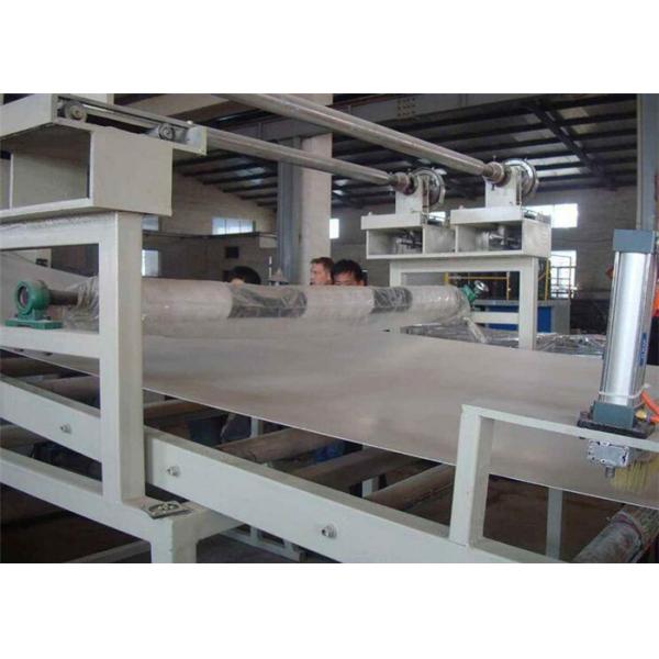 China Marble Plastic Sheet Extrusion Line , PVC Artificial Wall Panel Profile Making Machine factory