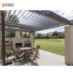 Garden Canopy Waterproof Bioclimatic Pergola Metal Aluminum Awning