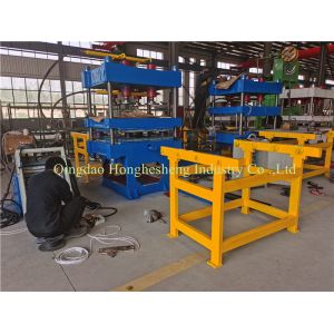 Rubber Interlock Brick Making Machine Down Stroke Type 1 Layer