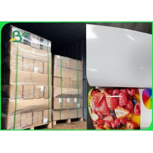China Inkjet Printers Sticky - Backed 180 / 200gsm Glossy Photo Paper In Ream on sale