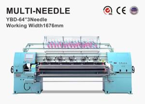 China Heavy Duty Industrial Sewing Machine , 3.5KW CNC Quilting Machine For Sleeping Bag factory