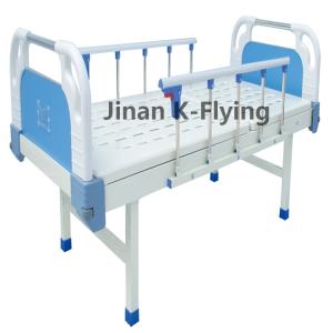 China Steel Plate Flat Manual Nursing Bed Foldable Handshake factory
