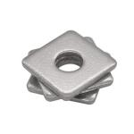 Carbon Steel Square Flat Washers Custom Dimension For Reducing Vibration