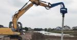 Excavator Mounted River Canal Hydraulic Vibro Hammer