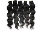 6A+ Remy Virgin Human Hair Extensions Natural Black Body Wave