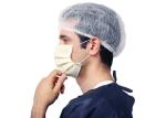 3 Ply Disposable Medical Mask Non Woven Material For Cough Germs Illness