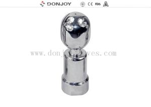 China SUS304 Rotary Tank Spray Balls Thread Connection Elliptial / Round Ball factory