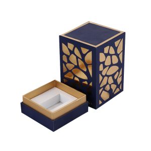 China Square CMYK 350g Paper Perfume Bottle Packing Box EVA Foam on sale