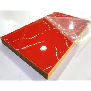 Fireproof 780kgs/Cbm Uv PVC Laminated MDF Board