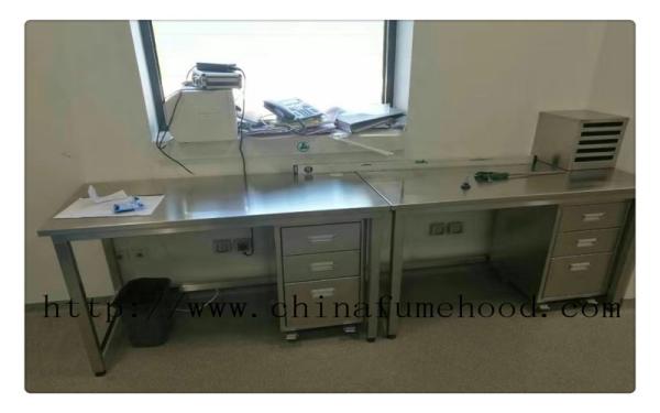 General L3000mm Stainless Steel Casework Stainless Steel Lab Furniture Surface