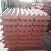 China pe250*400jaw crusher plates jaw plate fixed jaw swing jaw jaw crusher spare and wear parts factory