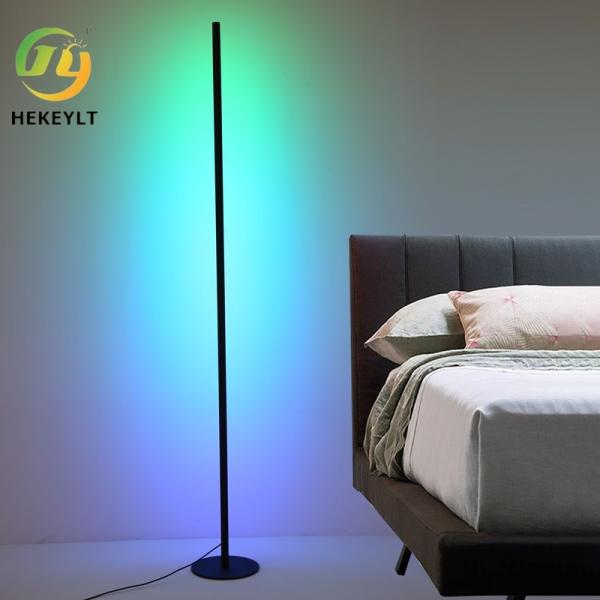 Round Bottom Simple Line Floor Lamp Living Room Sofa Children'S Room Vertical