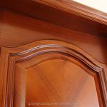 Single Panel HDF Wood Doors PU Painting 2.1m Height Solid Wood Door Slab