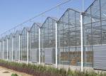 Sided Ventilated Cooling Pad Multi Span Pc Sheet Greenhouse