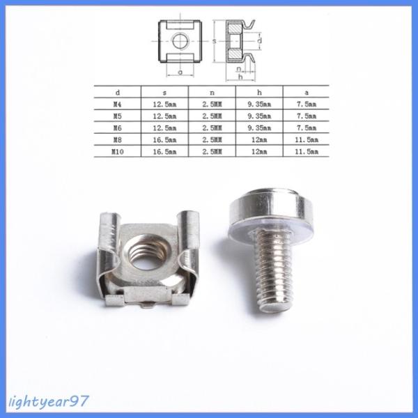 China Steel M10 Captive Nuts Standard Clip Nut Galvanized With Yellow Zinc factory