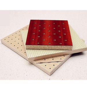 China Natural Wooden Perforated Acoustic Soundproofing Panels For Studio Room factory