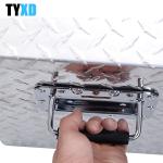Silver Aluminum Metal Storage Tool Box Customizable car / trailer cabinet