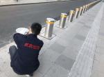 Automatic Hydraulic Heavy Duty Removable Parking Posts For Pedestrian Safety