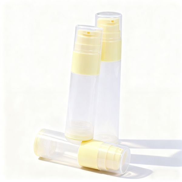 Luxury Empty Refillable Airless Bottle in PP Material in 15ml 30ml 50ml Sizes