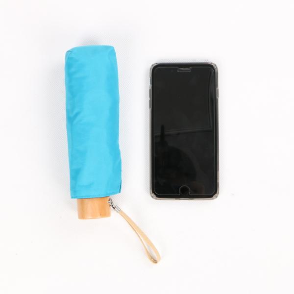 China Pockets Mall Folding Umbrella , Compact Windproof Small Travel Umbrella factory