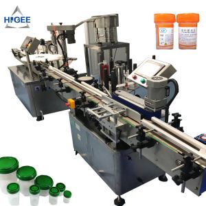 China Pharmaceutical Liquid Automatic Bottle Filling Machine With Polypropylene Caps on sale