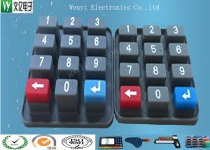 China Eco Friendly Waterproof Custom Silicone Rubber Keypad With Carbon Pill factory