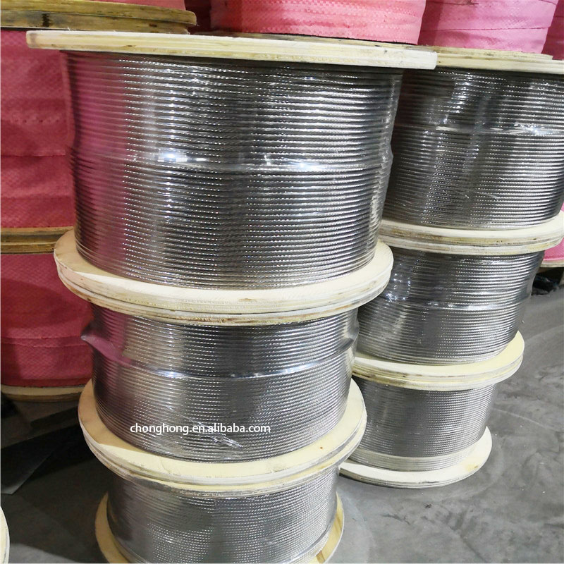 10mm Stainless Steel Wire Rope for Elevator Other Processing Service Stainless Steel Grade