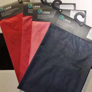 China Embossed Plain Nylon Taslon Fabric 35gsm Waterproof Ripstop factory