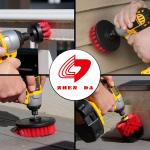 4 Pieces Wheel Cleaning Brush Car Cleaning Brush Drill Brush