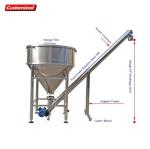 Food Grade Stainless Steel Maize Corn Grain Coffee Wheat Powder Tank Silo for