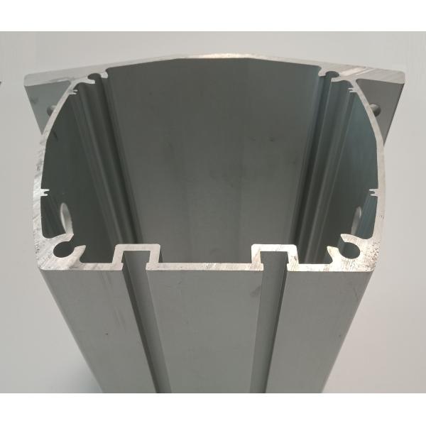 Mirror Chrome Polished Aluminium Profile For Shower Enclosures , Glass Shower Door