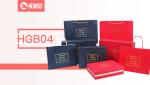Cardboard Empty Christmas Gift Boxes , Empty Paper Present Box Stamping