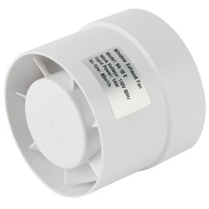 China Customized Logo Plastic Roof Exhaust Fan for Kitchen Air Extraction in 220V Power factory