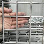 Electricity Galvanized Welded Wire Mesh Panels 10*10cm Silver Color