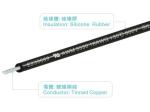 600V 150C Silicone Rubber Insulated Wire Cables UL3530 18AWG For Heater