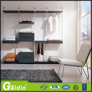 China hottest luxury modern design save space cloth modular wardrobe factory