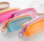 Customized PVC Pencil Bag , Fashion Round Stationary Case For Kids