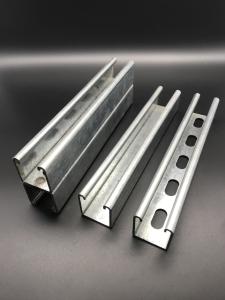 China Wholesale 41x41 41x62 Slotted Plain Strut Channel factory