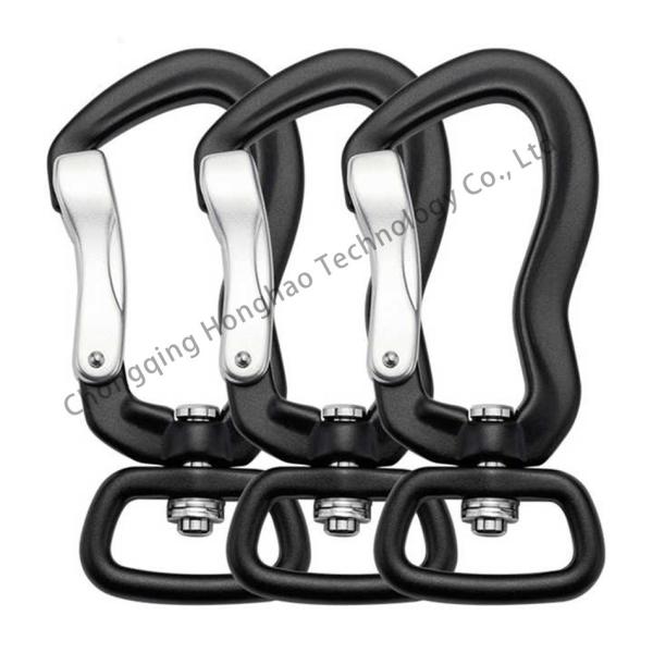 Lightweight Aluminium Rotating Mountaineering Buckle for Versatile Outdoor