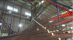 China Indonesia 220V 50Hz LPG Heating System Powder Coating Production Line In Construction Projects factory