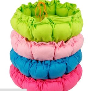 China Warm Soft Plush Pumpkin Pet Bed Dog Cat Mat in different color factory