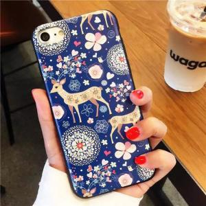 China PC+TPU Graffiti Relief Painting Back Cover Cell Phone Case For iPhone 7 6s Plus factory