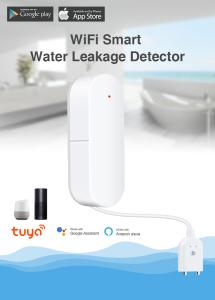 China Tuya Smart WIFI Water Leak Sensor Home Independent Security System Notification Alert factory